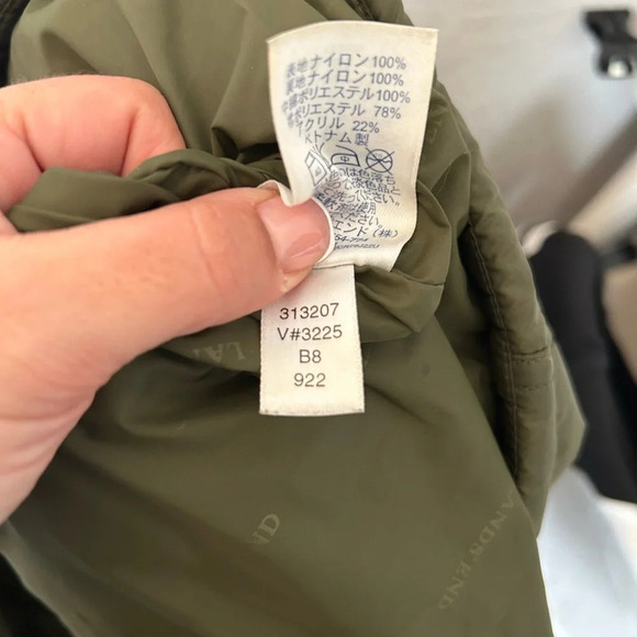 Lands end green mens  jacket tall Large - Picture 6 of 6